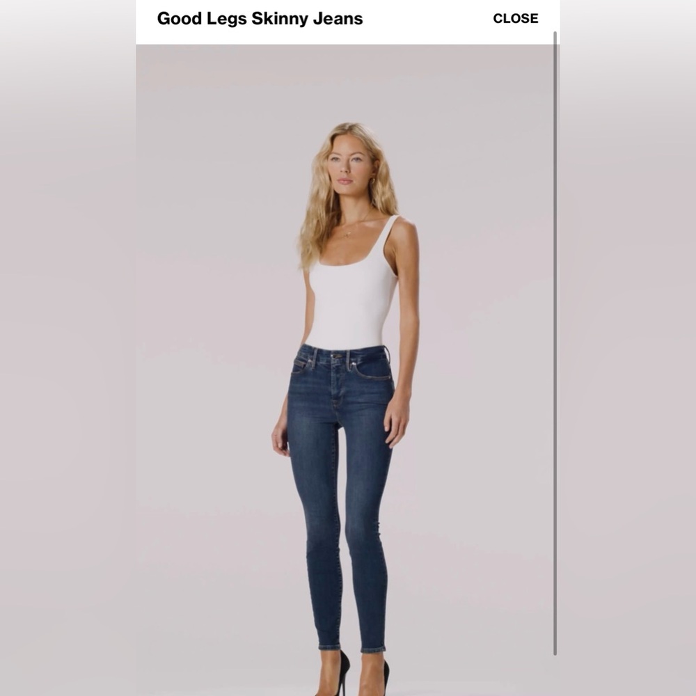 Good American Good Legs Skinny Jeans - pre-loved